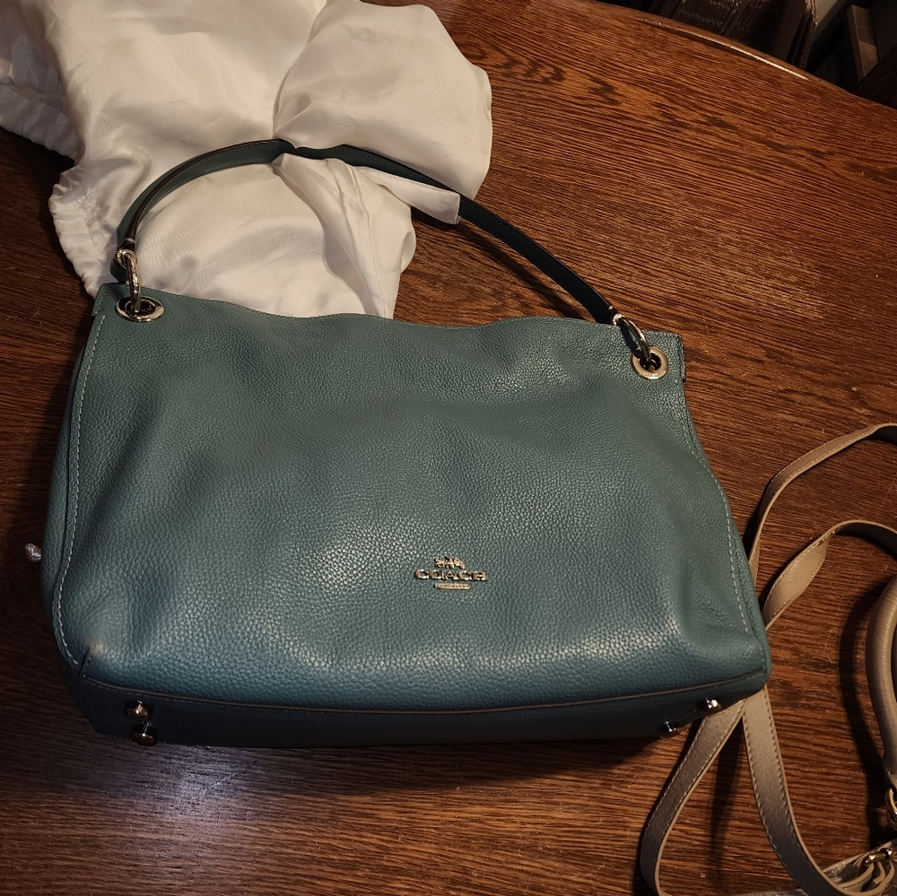 COACH GUC CLARKSON HOBO PEBBLED LEATHER HOBO